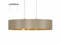 Eglo maserlo hanglamp 100 cm grijs/taupe/goud - afbeelding 1 van  2