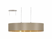 Eglo maserlo hanglamp 100 cm grijs/taupe/goud - afbeelding 2 van  2
