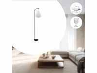 Eglo minting vloerlamp e27 1585 cm zwart/wit papier - afbeelding 3 van  4