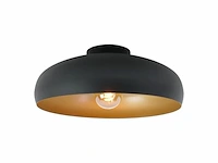 Eglo mogano plafondlamp e27 40 cm mat zwart / mat goud - afbeelding 1 van  3