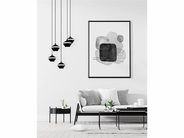 Eglo perpigo hanglamp gu10 zwart - afbeelding 2 van  4