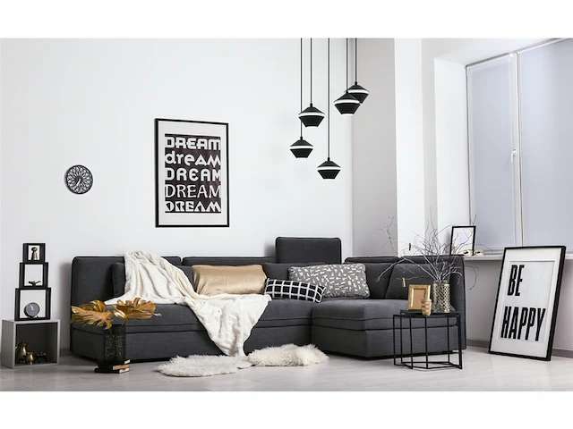 Eglo perpigo hanglamp gu10 zwart - afbeelding 3 van  4
