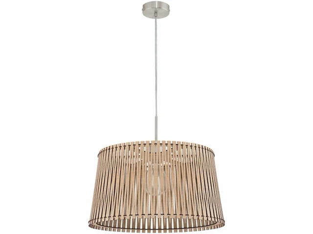 Eglo sendero hanglamp 1-lichts 45 cm nikkel - afbeelding 3 van  4