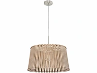 Eglo sendero hanglamp 1-lichts 45 cm nikkel - afbeelding 3 van  4