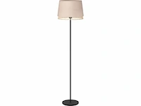 Eglo tabley vloerlamp - e27 - 153 cm - natuur bruin zwart - textiel - afbeelding 1 van  2
