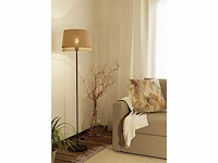 Eglo tabley vloerlamp - e27 - 153 cm - natuur bruin zwart - textiel - afbeelding 2 van  2