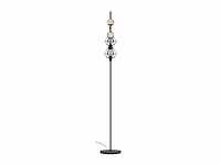 Eglo townshend 5 vloerlamp e27 1665 cm zwart/bruin fsc hout - afbeelding 2 van  4