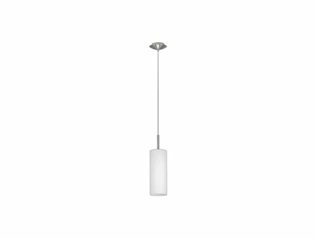 Eglo troy 3 hanglamp 3 lichts nikkel-mat wit gelakt - afbeelding 3 van  3