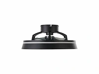 Eglo vallonia plafondventilator met lamp 48 cm 3 snelheden instelbaar wit licht rgb dimbaar zwart - afbeelding 3 van  6
