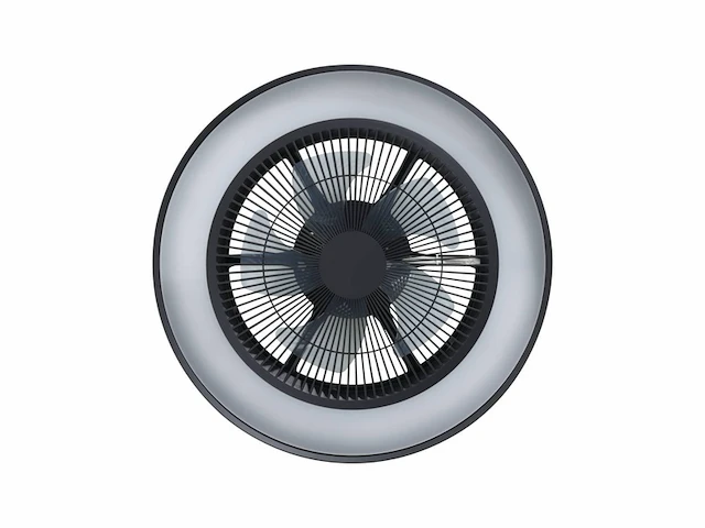 Eglo vallonia plafondventilator met lamp 48 cm 3 snelheden instelbaar wit licht rgb dimbaar zwart - afbeelding 4 van  6