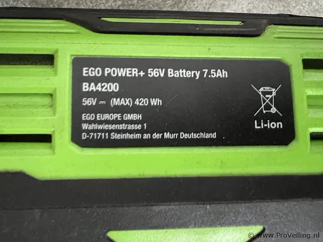 Ego lm 2120e accu grasmaaier e - 52 cm - afbeelding 7 van  7
