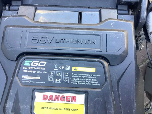 Ego power lm2100e-sp grasmaaier - afbeelding 2 van  10