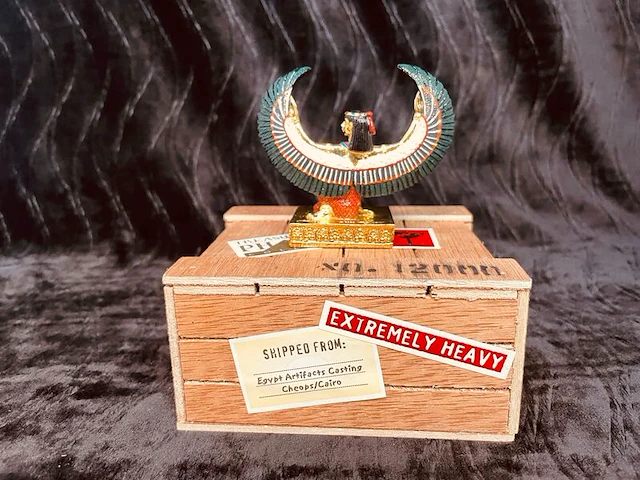 Egyptische godin kunstgouden beeld - afbeelding 4 van  7