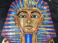 Egyptische kunst op linnen - afbeelding 3 van  5