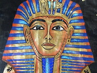 Egyptische kunst op linnen - afbeelding 3 van  5