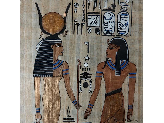 Egyptische kunst op papyrus?. - afbeelding 3 van  5