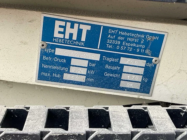 Eht schaarheftafel - afbeelding 5 van  5