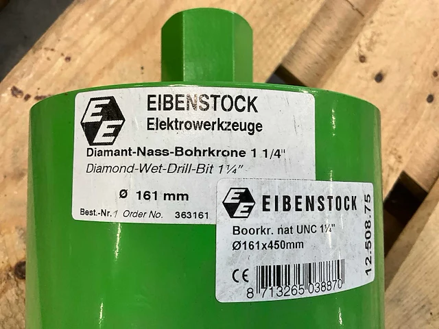 Eibenstock 161 mm diamant kroon gatenboor (3x) - afbeelding 5 van  6