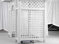Eichholtz - pergola aluminium wit 410x280x347 cm - afbeelding 2 van  4