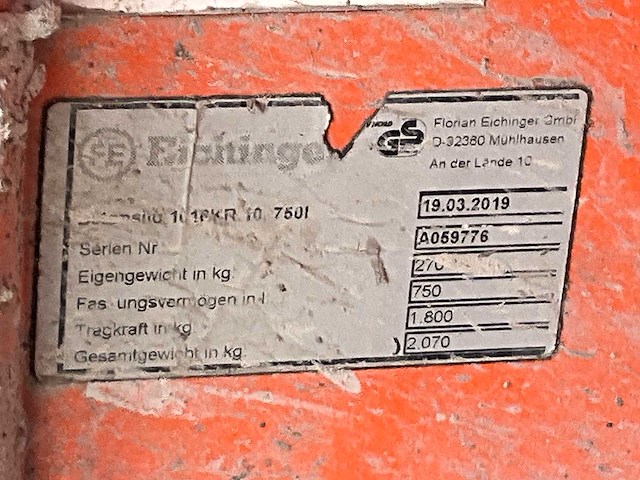 Eichinger 1016h.10 betonkubel - afbeelding 2 van  10