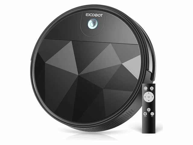 Eicobot r20 robotstofzuiger voor huisdierhaar, harde vloer en laagpolig tapijt obsidian - afbeelding 1 van  3