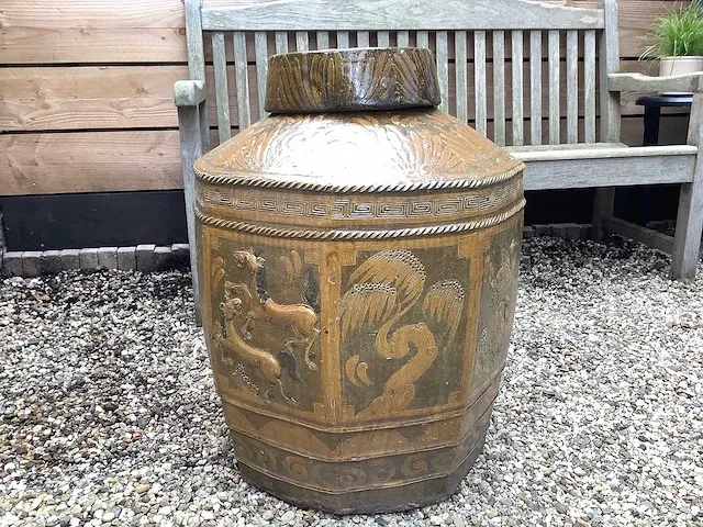 Eierpot aardewerk - afbeelding 1 van  11