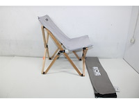 Eifel outdoor equipment dove grey campingstoel vouwstoel kamperen - afbeelding 2 van  3