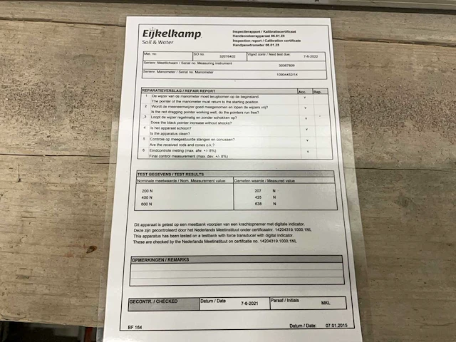 Eijkelkamp handsondeerapparaat - afbeelding 8 van  8