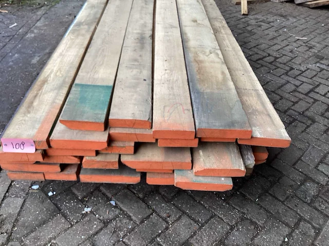 Eik europees - kd ovengedroogd 3100x1300x310 mm - planken (32x) - afbeelding 7 van  8