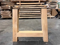 Eiken a onderstel (set) - afbeelding 2 van  3