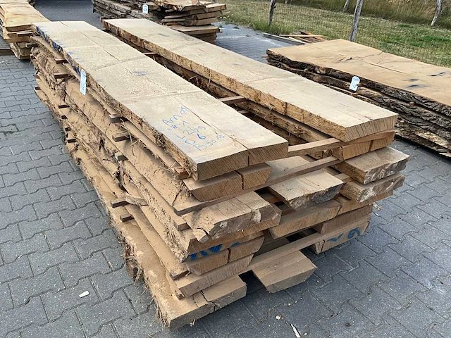 Eiken amerikaans schaaldelen ovengedroogd (60mm) (18x) - afbeelding 3 van  5