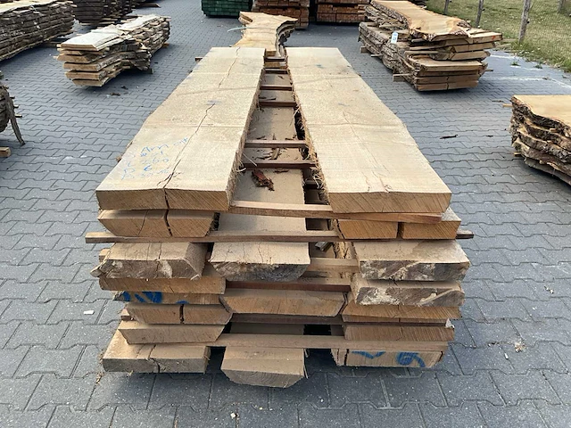 Eiken amerikaans schaaldelen ovengedroogd (60mm) (18x) - afbeelding 4 van  5
