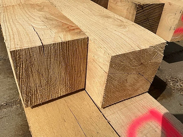 Eiken balk (10x) - afbeelding 2 van  11