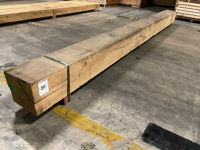 Eiken balk 250x250 mm - afbeelding 1 van  5