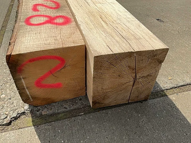 Eiken balk (2x) - afbeelding 2 van  11