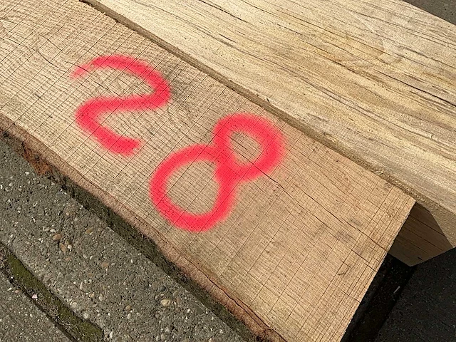 Eiken balk (2x) - afbeelding 3 van  11