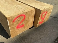 Eiken balk (2x) - afbeelding 2 van  10