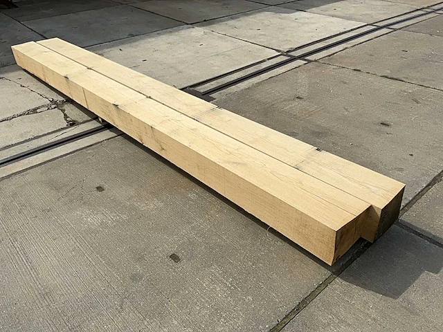 Eiken balk (2x) - afbeelding 4 van  10