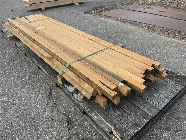 Eiken balk 5x4 (circa 35 stuks) - afbeelding 4 van  9