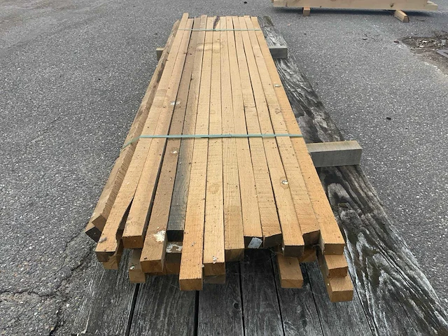 Eiken balk 5x4 (circa 35 stuks) - afbeelding 5 van  9