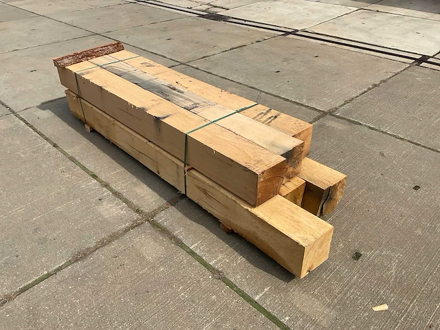 Eiken balk (6x) - afbeelding 3 van  6