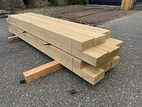 Eiken balk gekeept 215cm (6x) - afbeelding 3 van  6