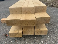 Eiken balk gekeept 215cm (6x) - afbeelding 4 van  6