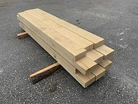 Eiken balk gekeept 215cm (6x) - afbeelding 6 van  6