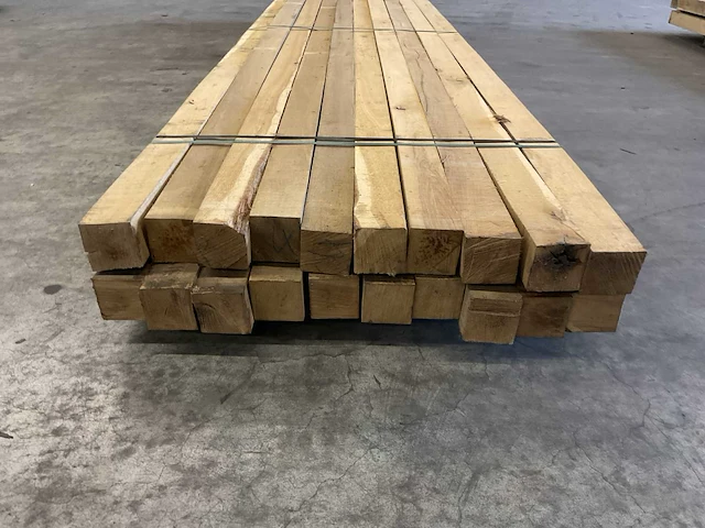 Eiken balken 100x100 mm (20x) - afbeelding 2 van  5