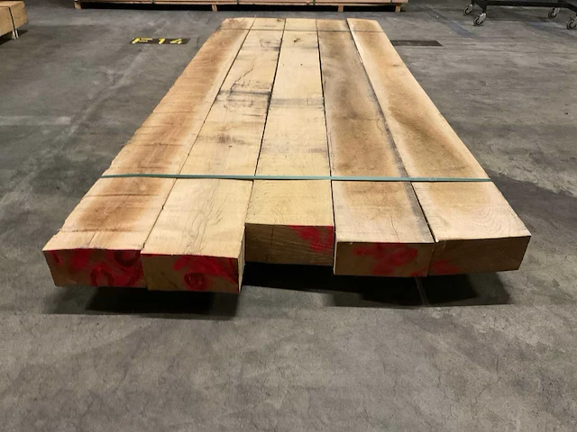 Eiken balken 100x200 mm (5x) - afbeelding 4 van  5