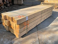 Eiken balken 120x120 mm (24x) - afbeelding 1 van  5