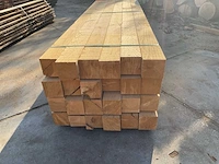 Eiken balken 120x120 mm (24x) - afbeelding 4 van  5
