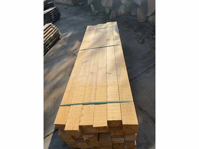 Eiken balken 120x120 mm (24x) - afbeelding 5 van  5