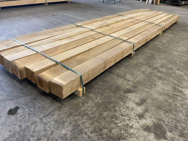 Eiken balken 120x120 mm (8x) - afbeelding 3 van  5